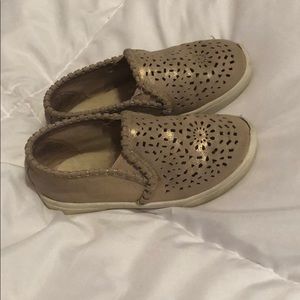 Rose gold shimmer shoes from Nordstrom